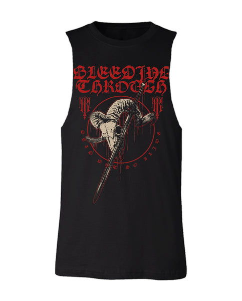 BT "RAM SKULL" Custom Cut Muscle Tee